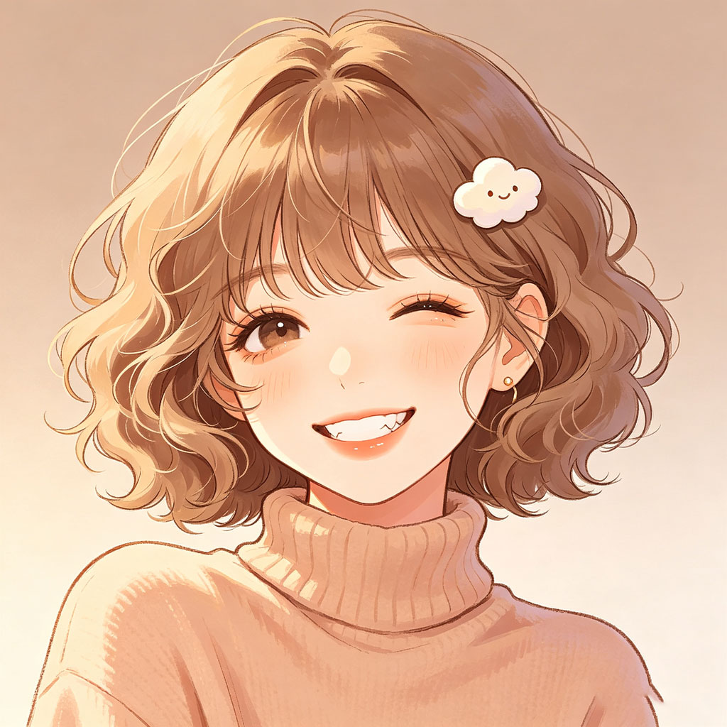 甜系不撞款动漫女生头像
