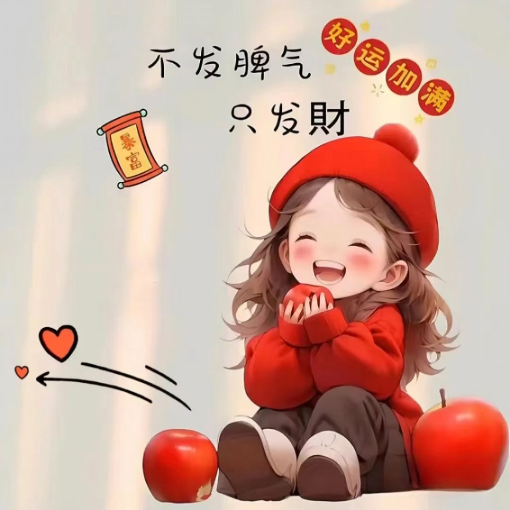 不发脾气只发财
