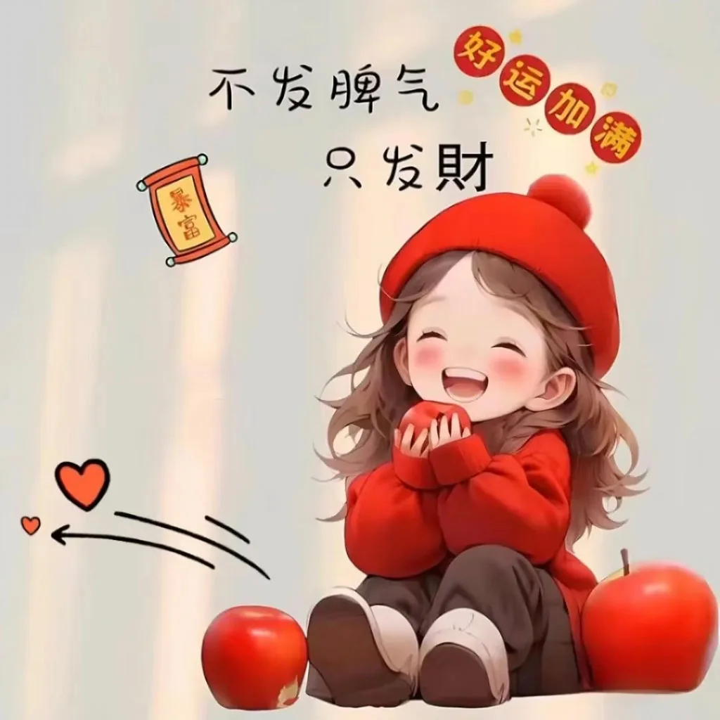 不发脾气只发财