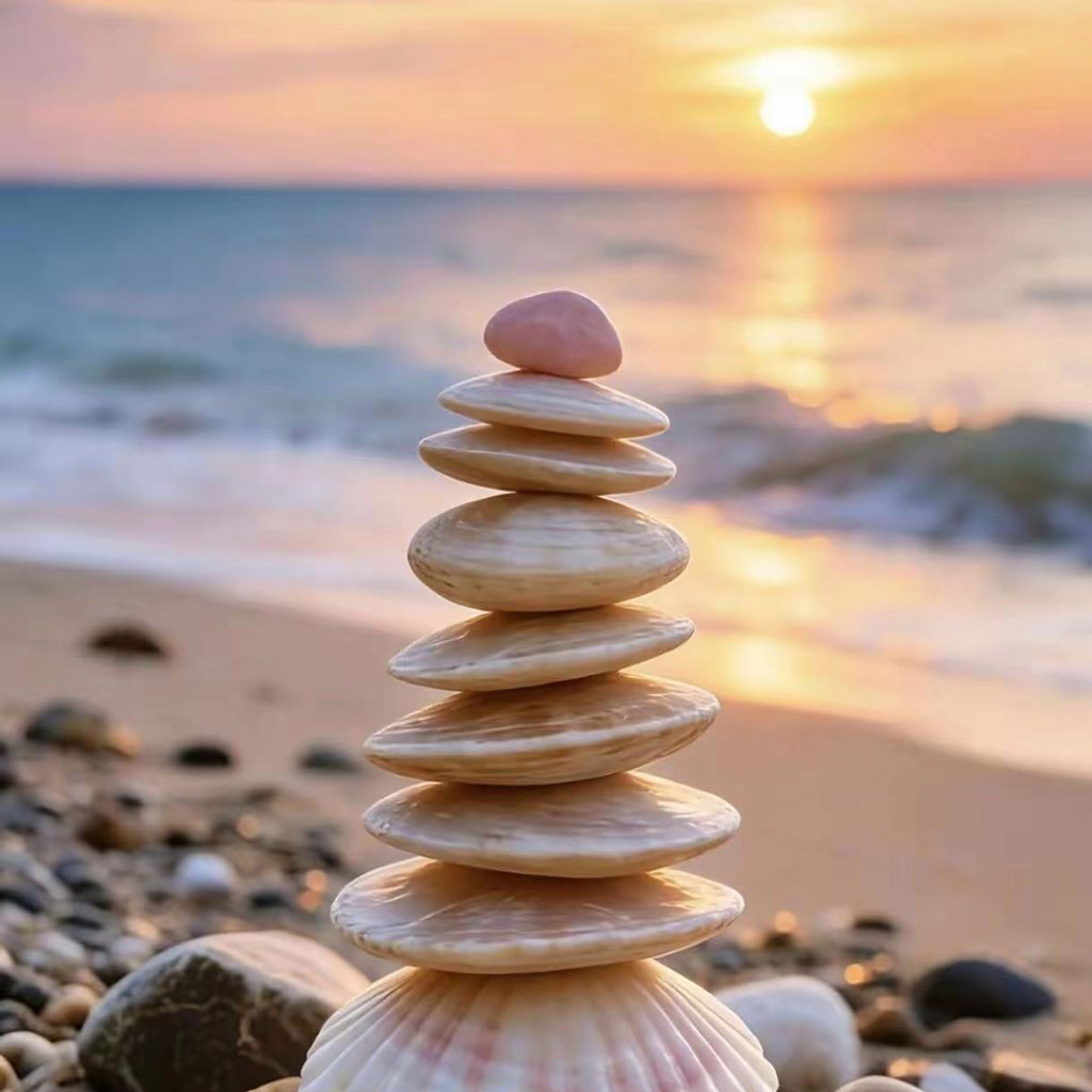 海边捡贝头像