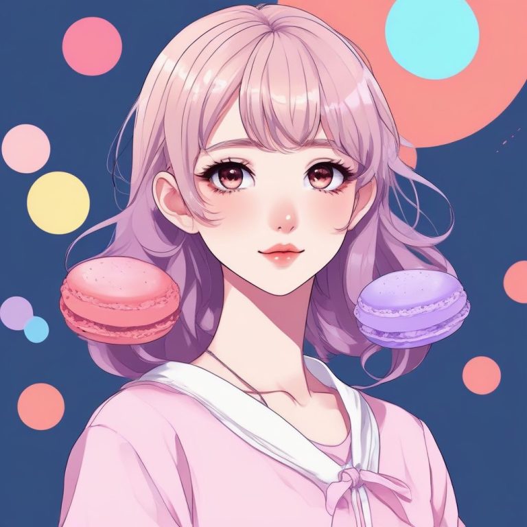 日韩潮流美少女 AI 头像