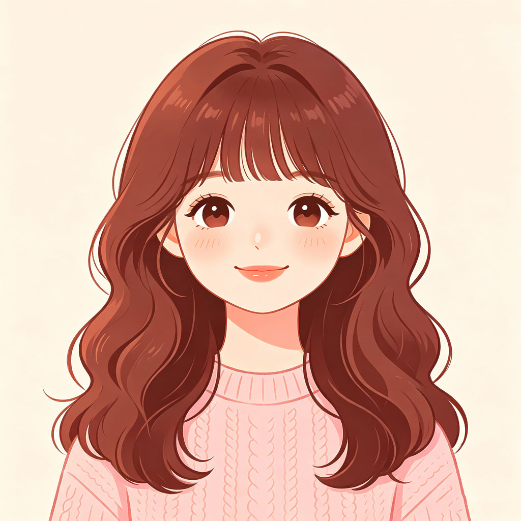 温柔少女卡通头像大全