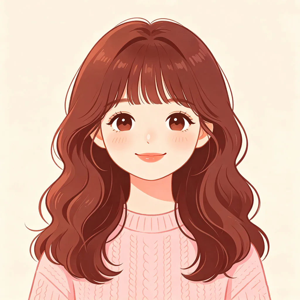 温柔少女卡通头像大全