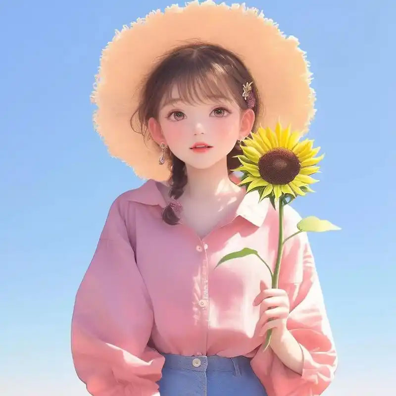 阳光女孩微信头像