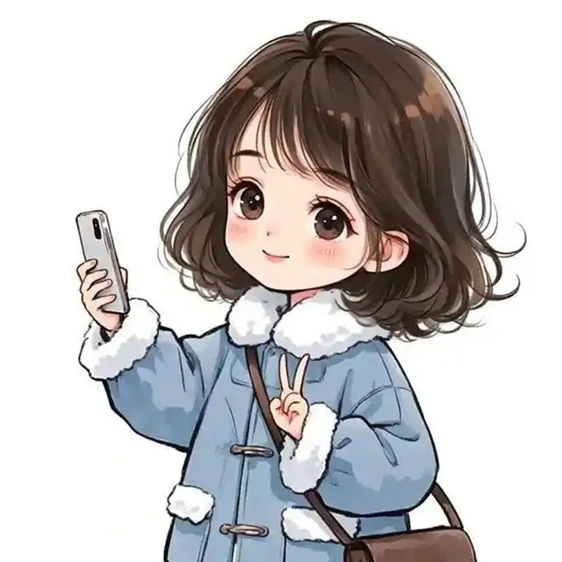 自拍女生微信头像图片
