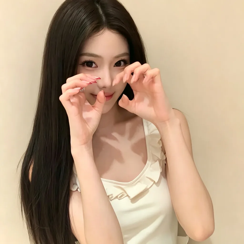 黑长直氛围感女头
