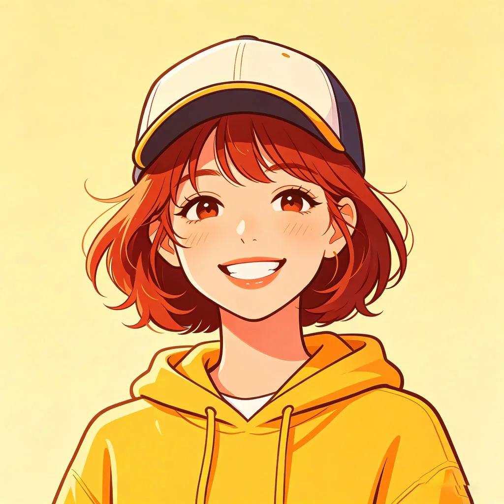 清新手绘女生头像