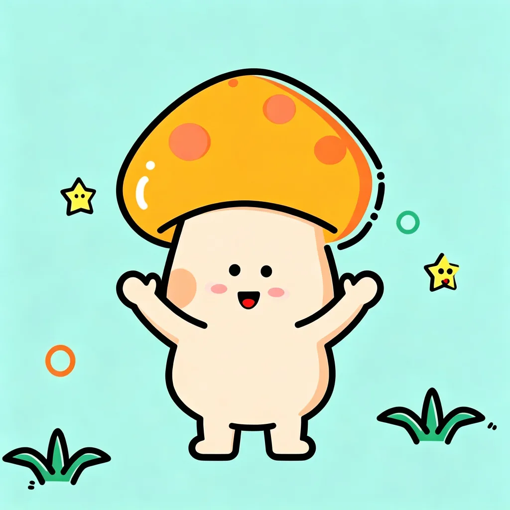 橙蘑菇可爱头像