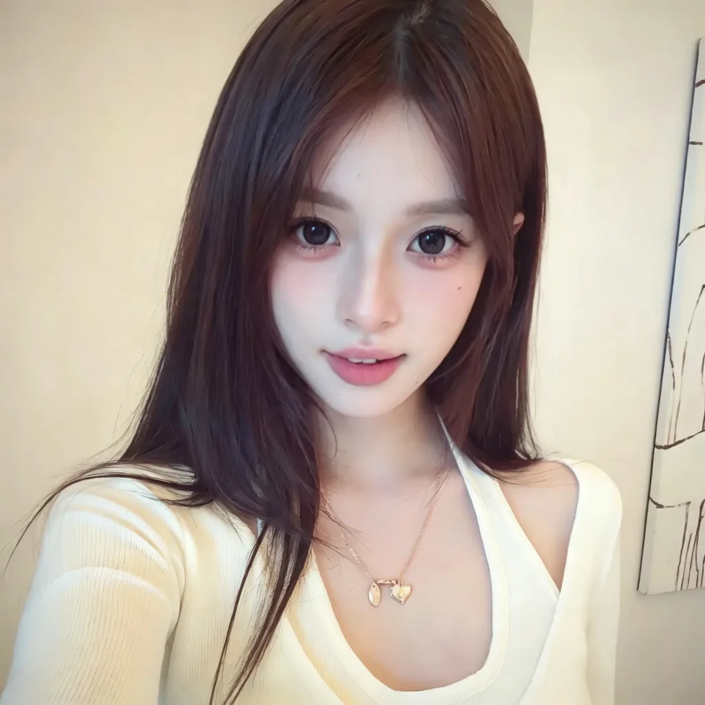 清纯甜美女生自拍头像