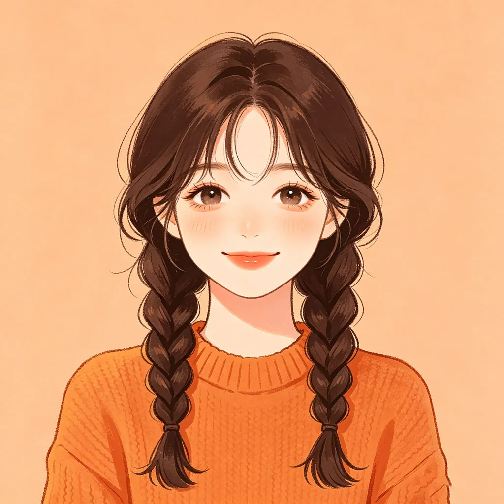 日系软萌少女卡通头像