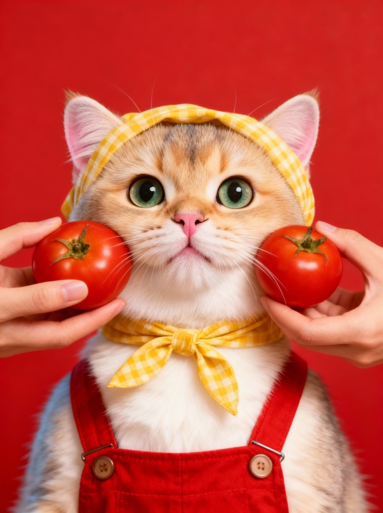 拒绝下厨的橘猫