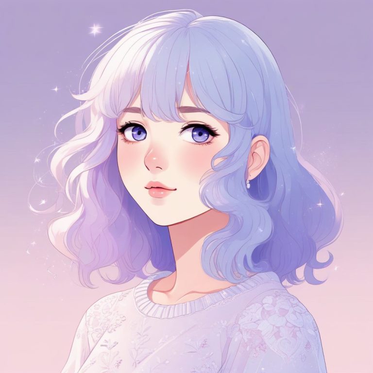 糖果色少女漫AI头像