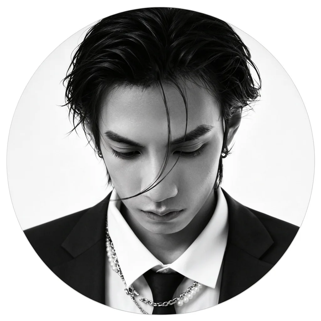 湿发西装高级男头