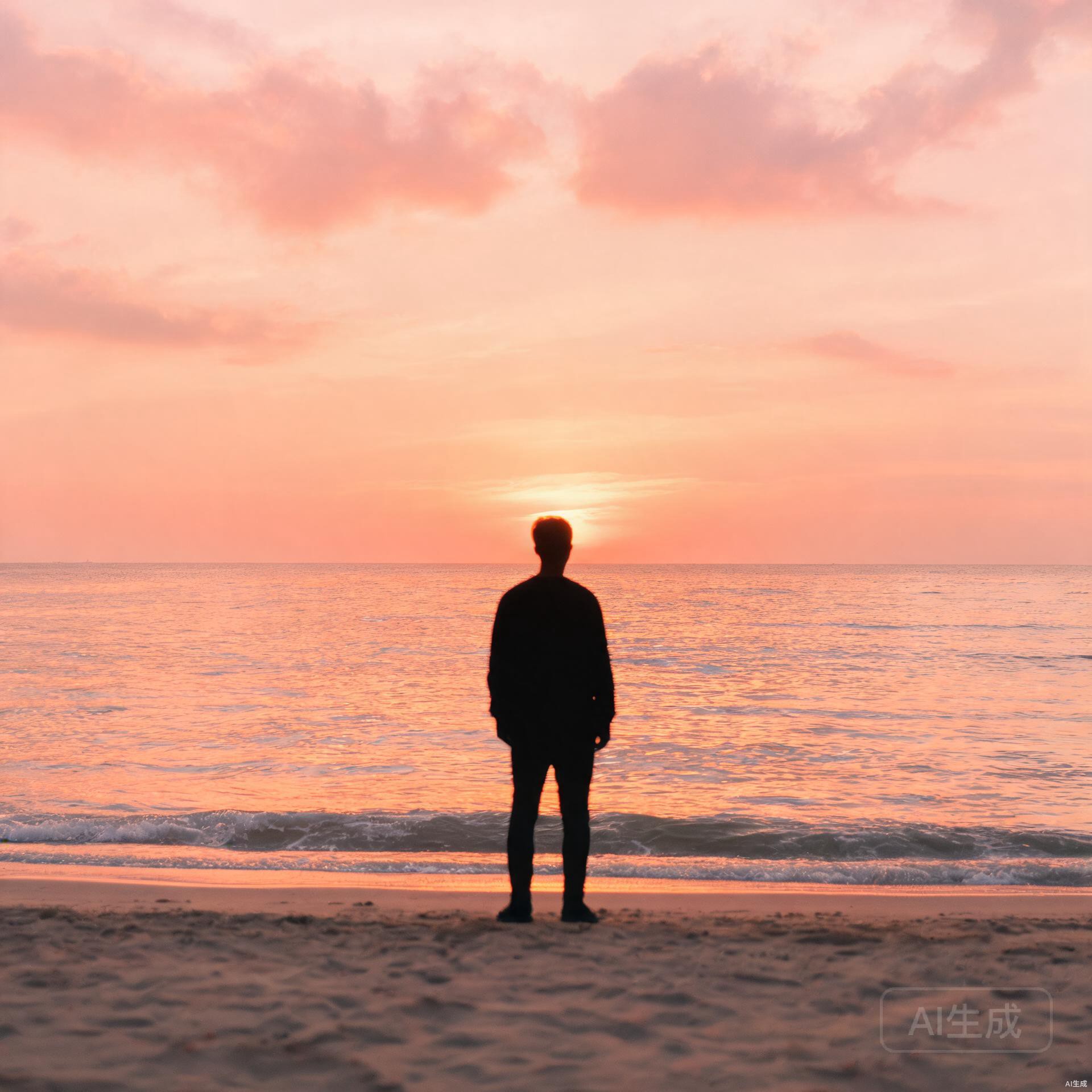 海边日落治愈头像合集