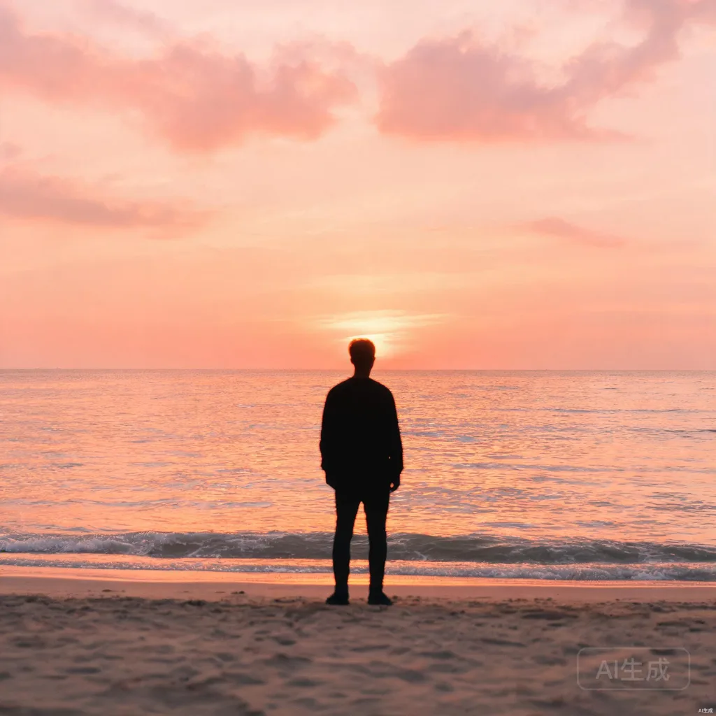 海边日落治愈头像合集
