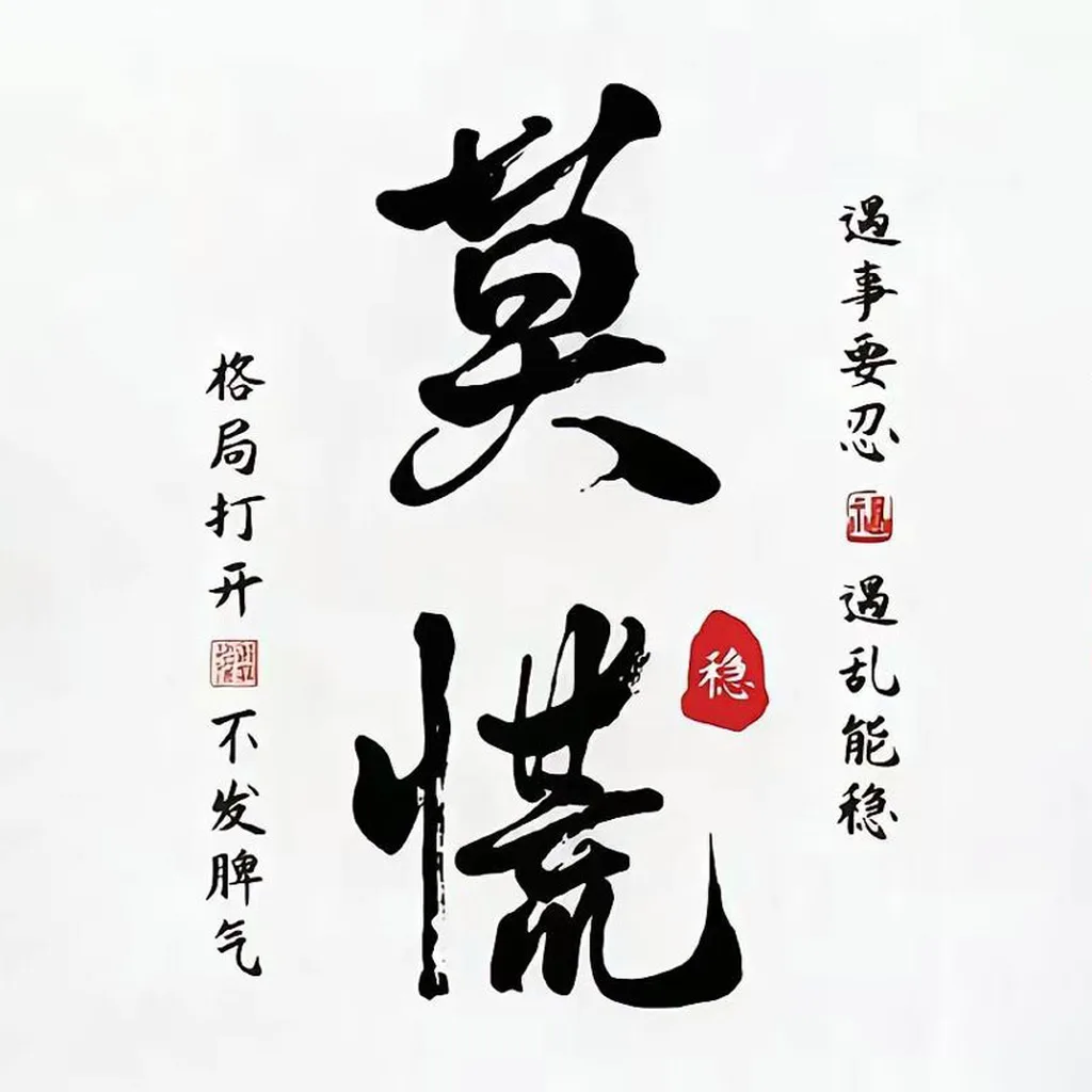 莫慌文字头像