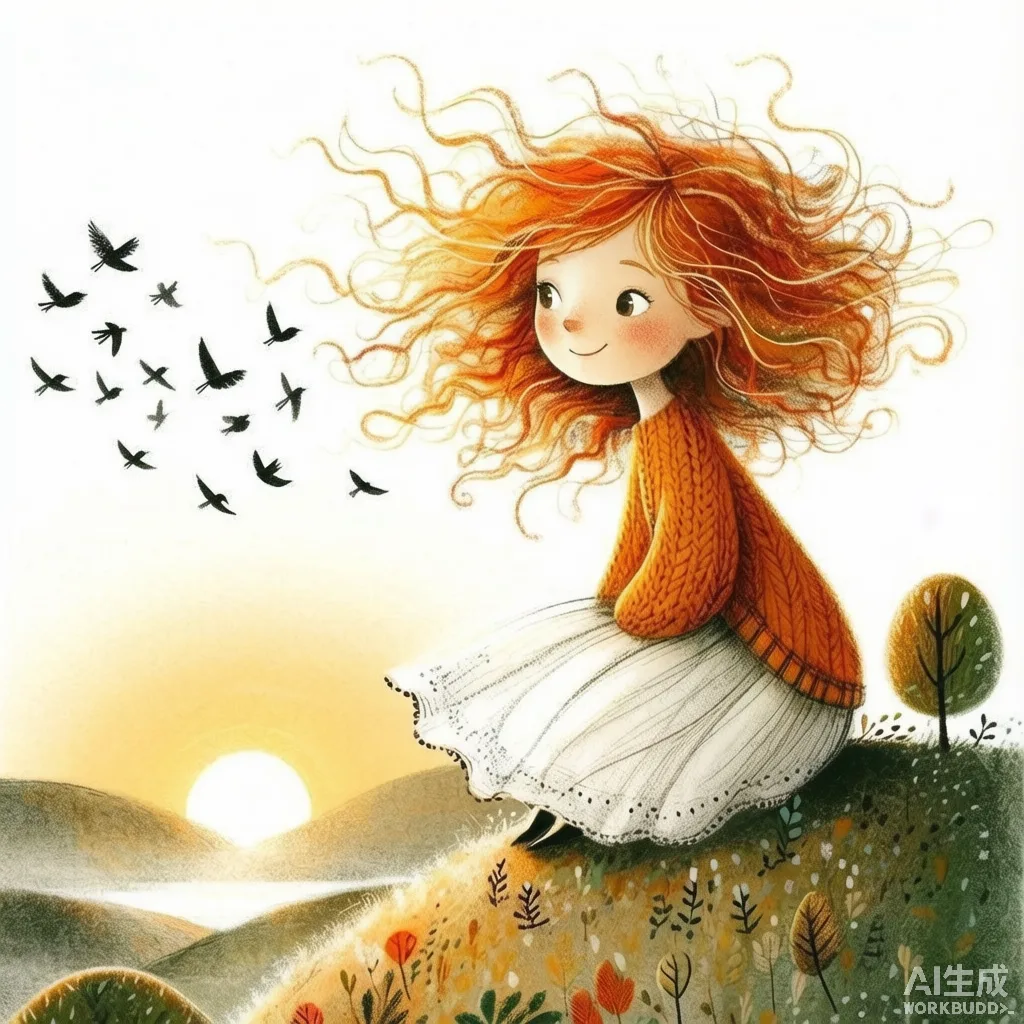 草坡少女 · 飞鸟与暮色
