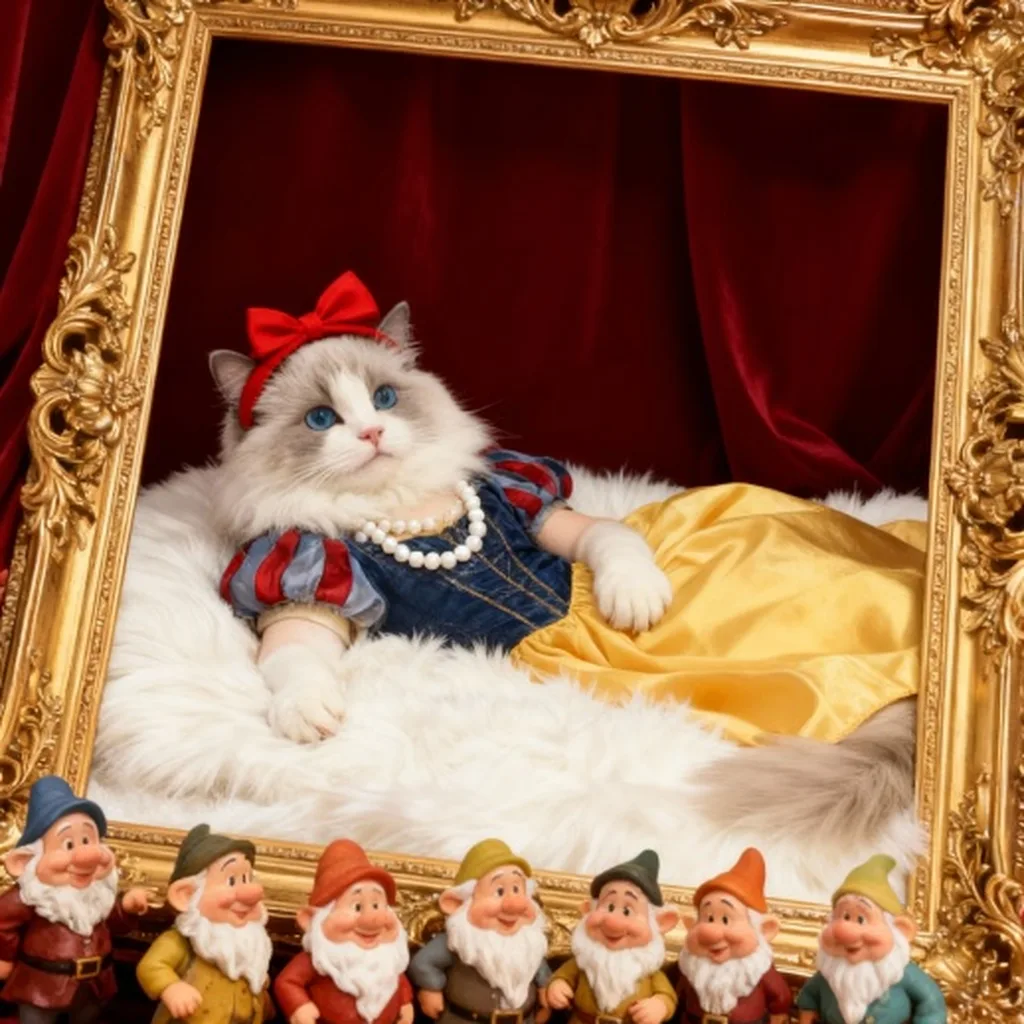 相框里的猫咪公主