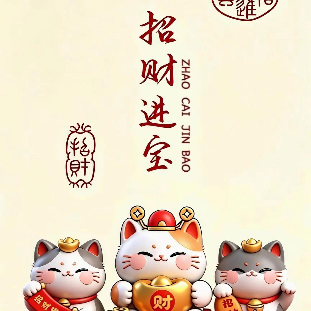 招财猫 招财进宝