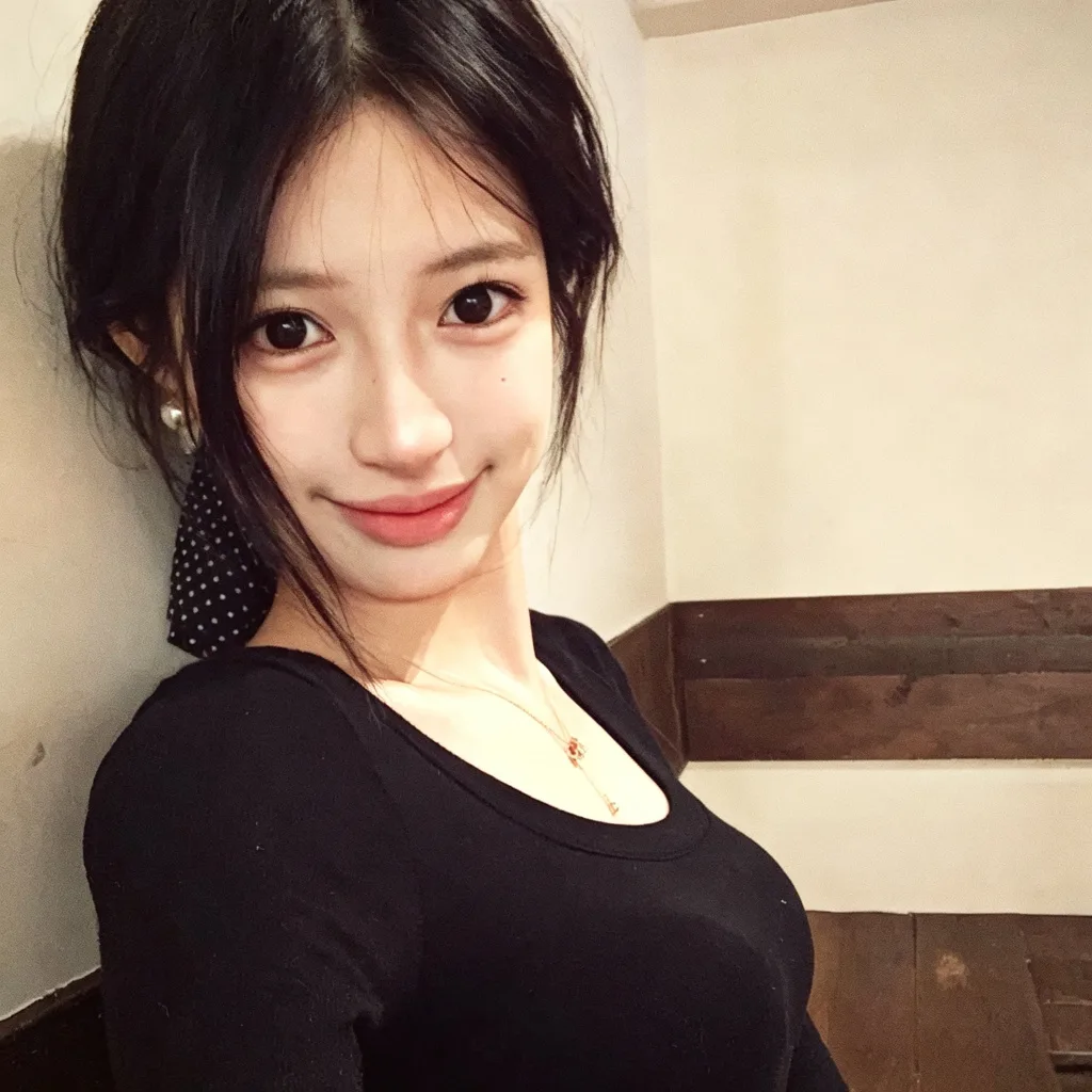 清新少女自拍头像