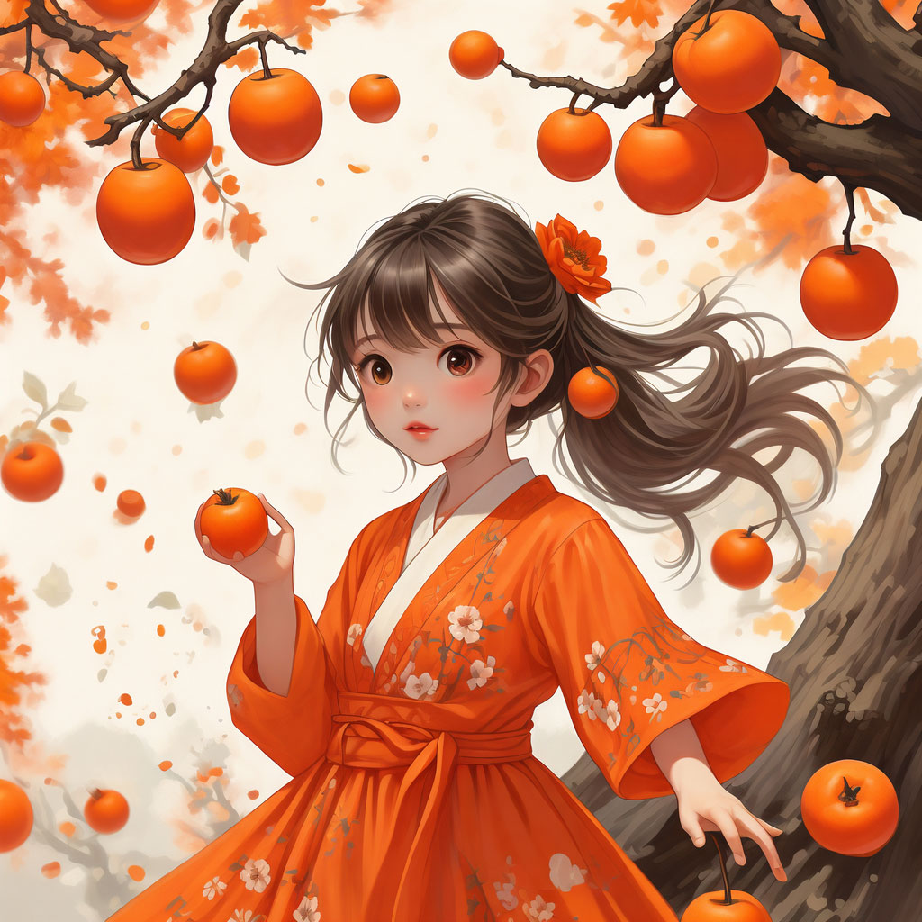 柿柿如意女生头像