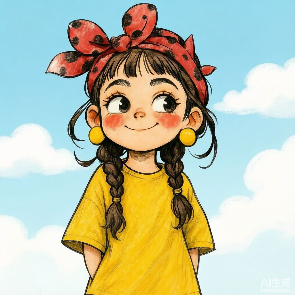 波点少女五连拍