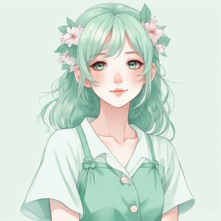 清新通透感AI头像