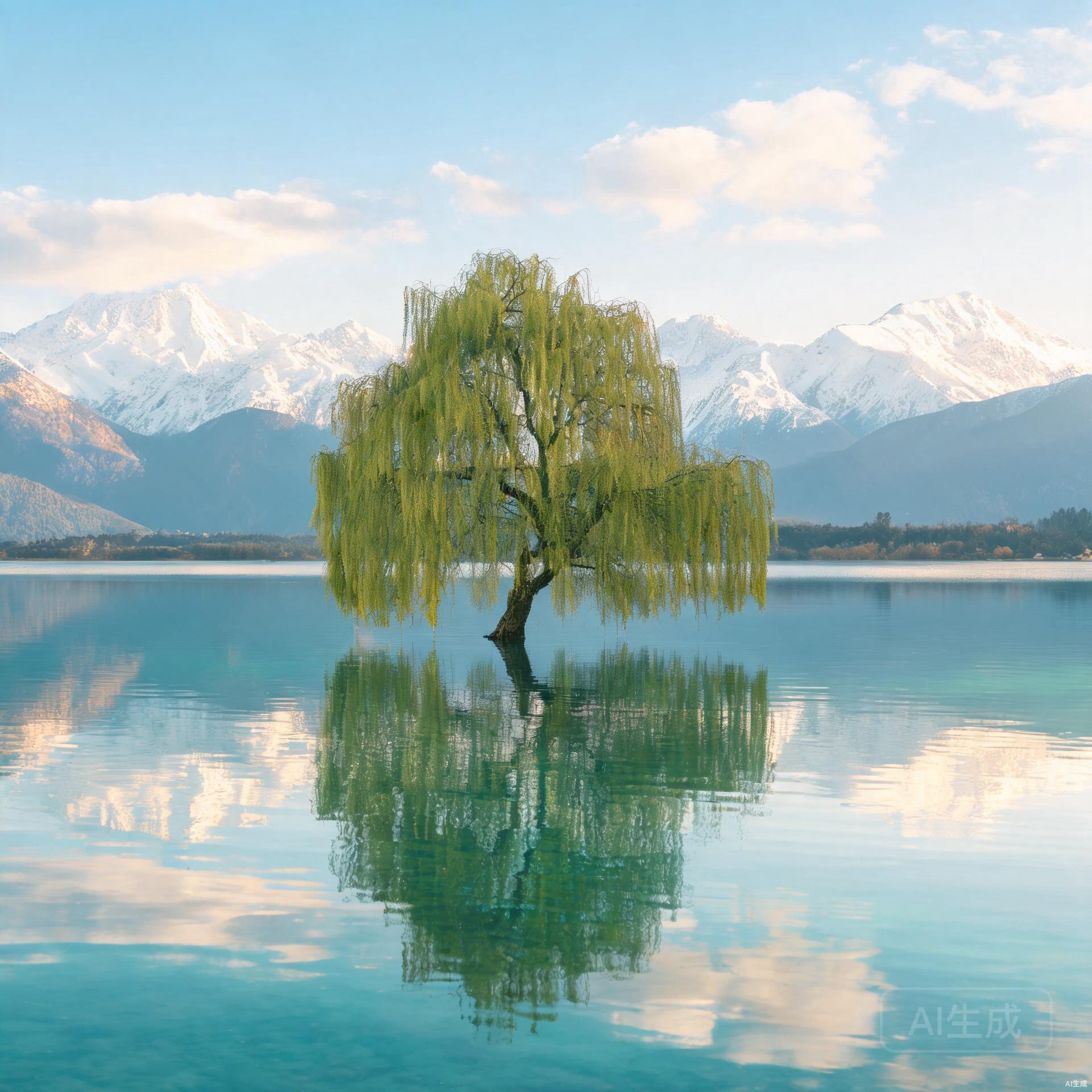 新西兰草原湖泊风景头像合集