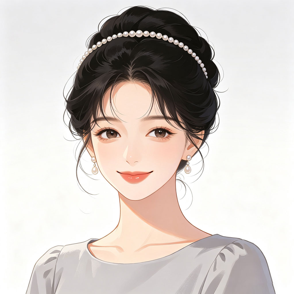 干净清新日系女生动漫头像