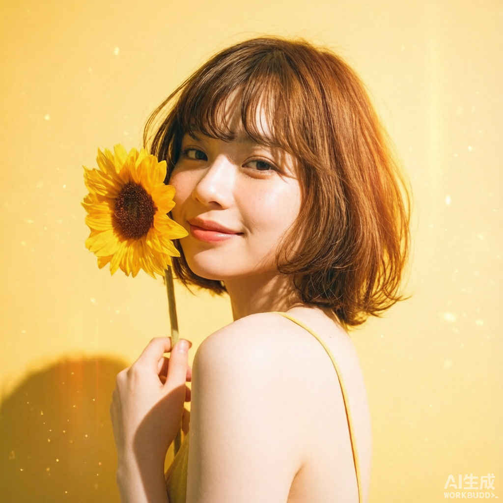 向日葵短发 · 明亮少女胶片