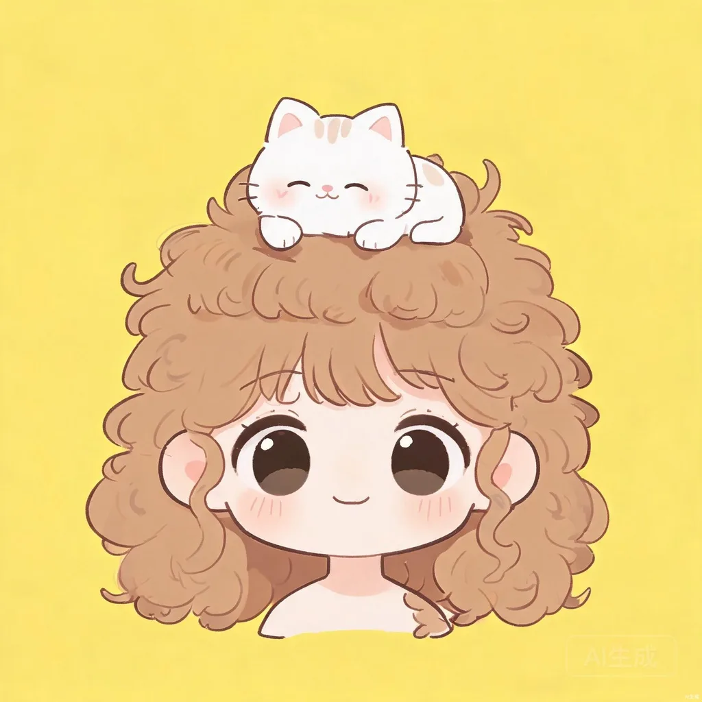 猫咪陪伴治愈女孩头像合集