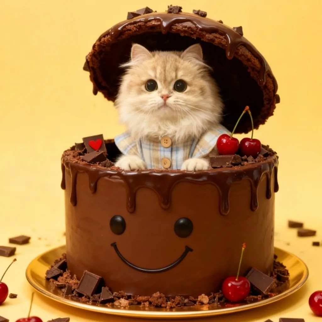 蛋糕王子小猫咪