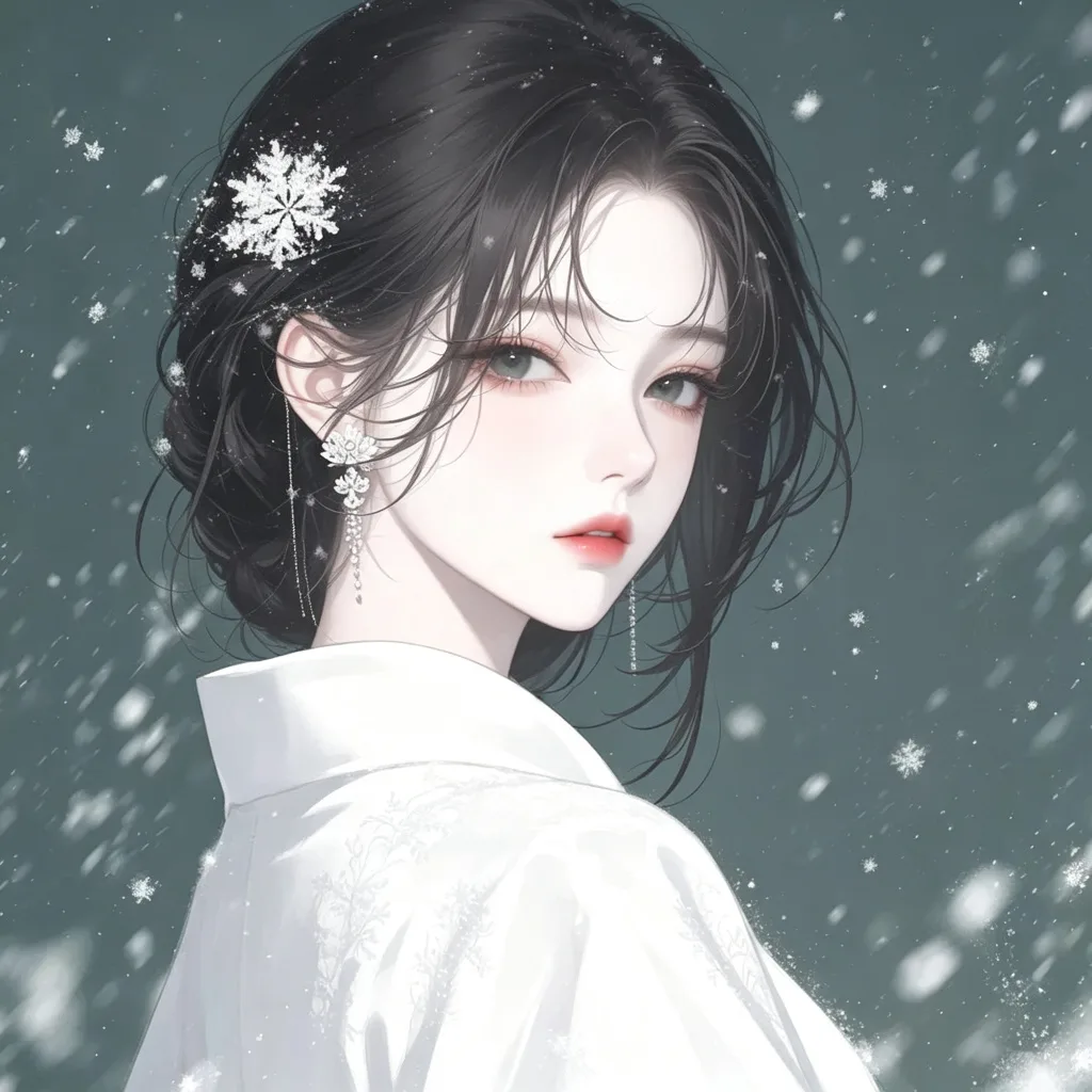 古风清冷美女头像