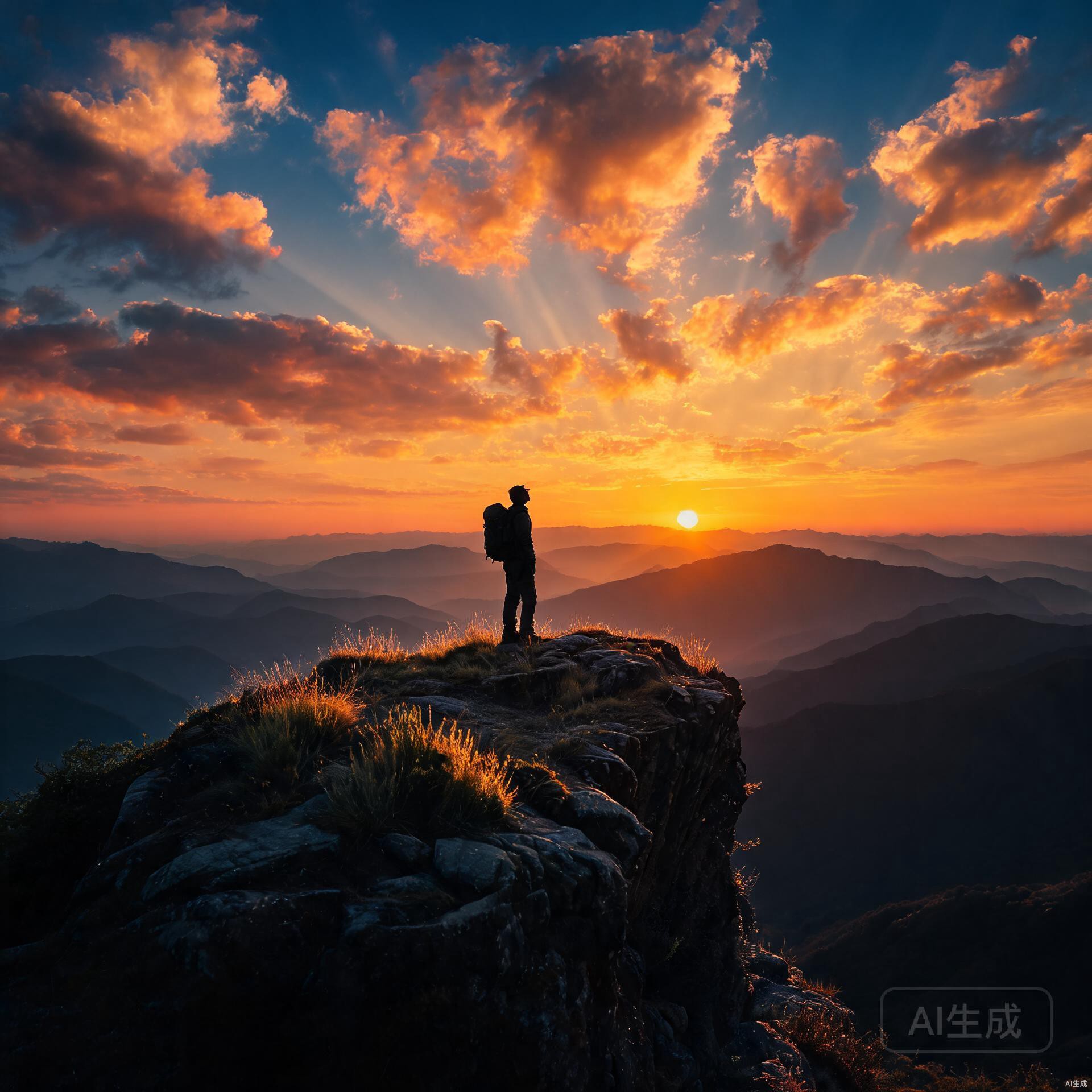 人物剪影治愈系风景头像合集