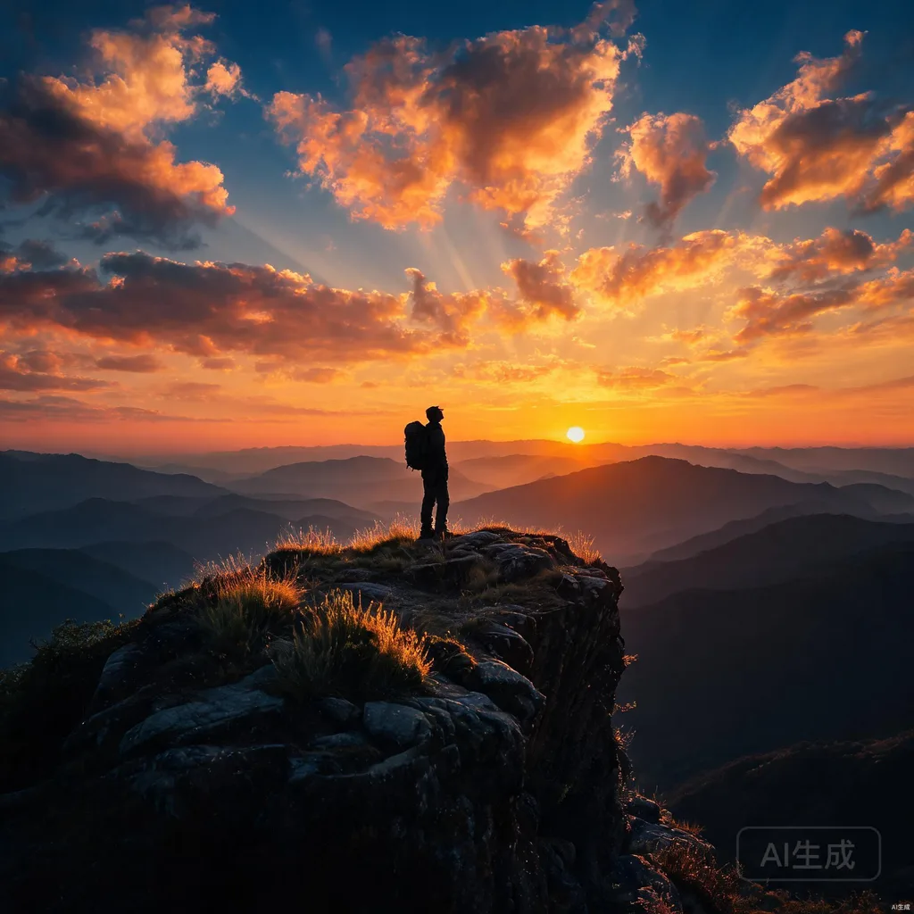 人物剪影治愈系风景头像合集