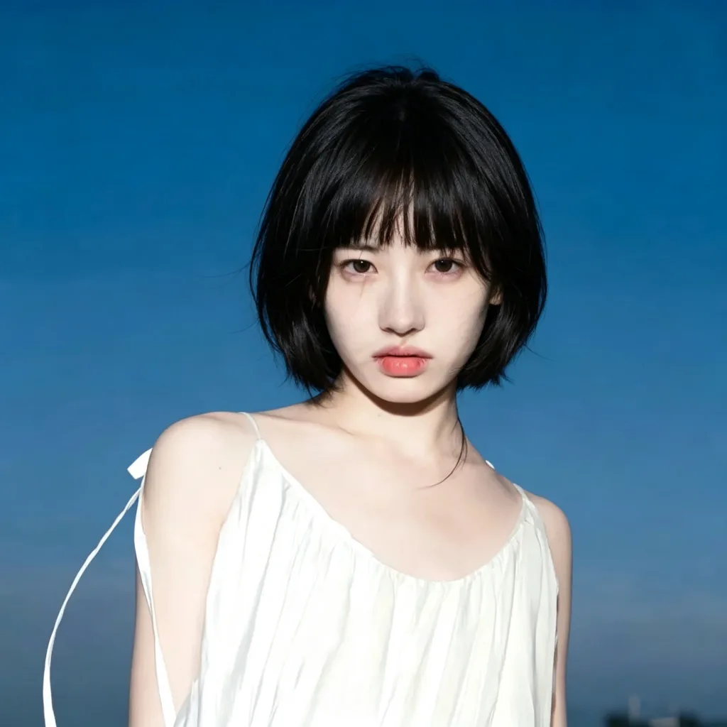 短发清冷氛围感女头