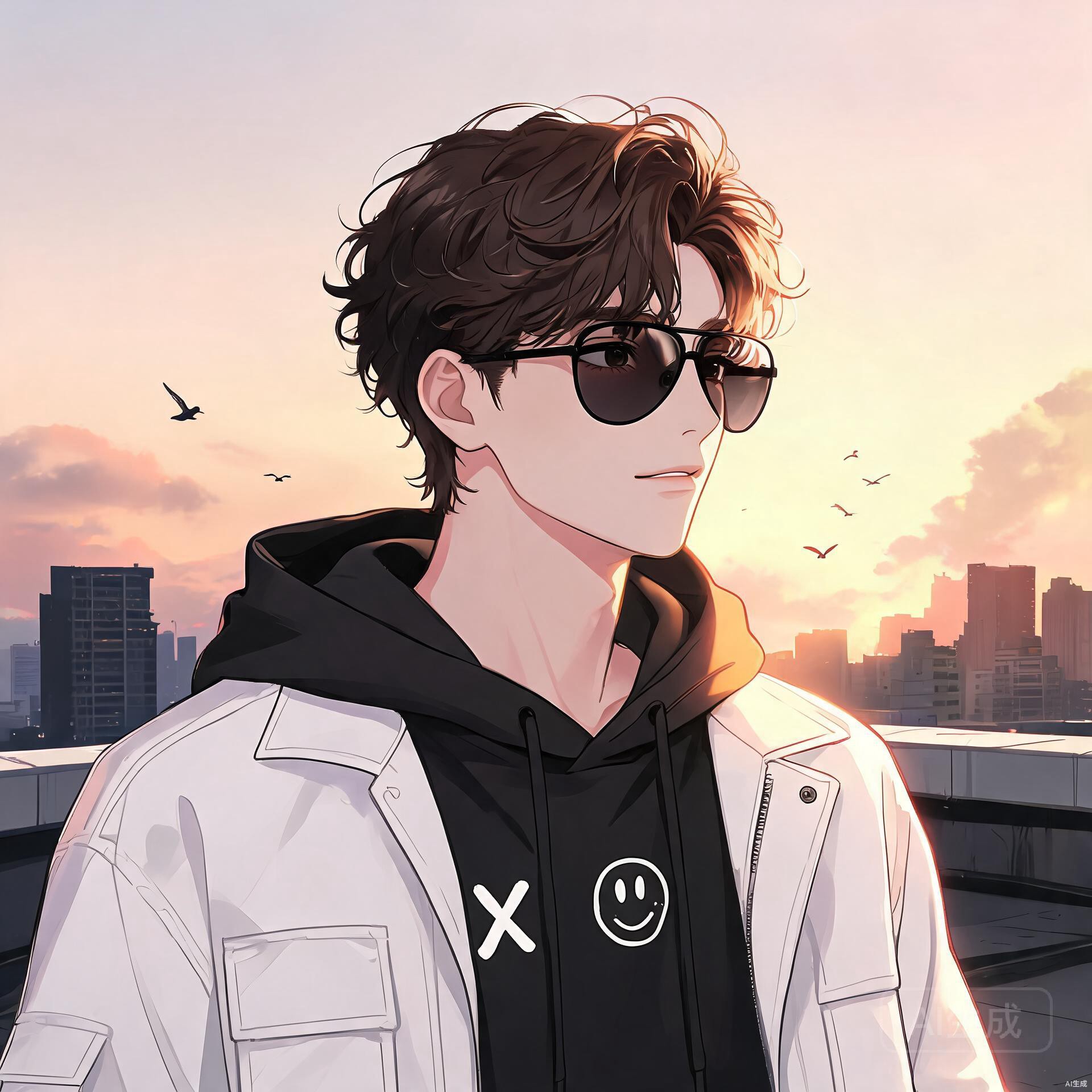 都市动漫男生头像