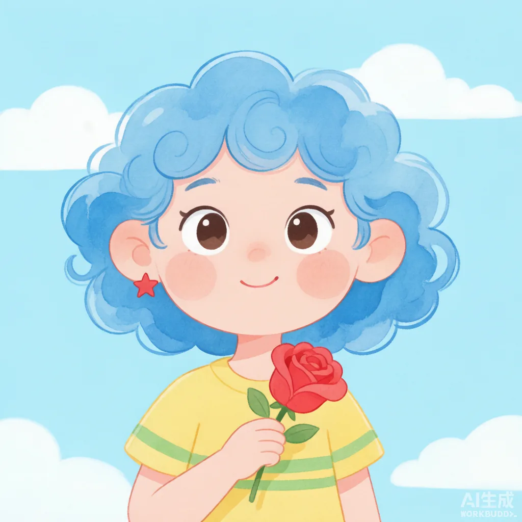 蓝卷星芒 · 蓬松卷发少女系列