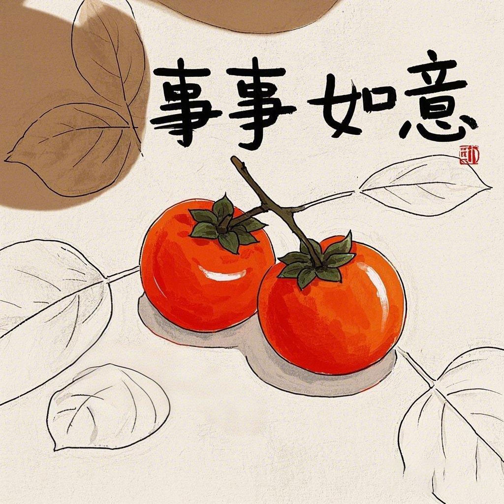 柿柿如意卡通头像
