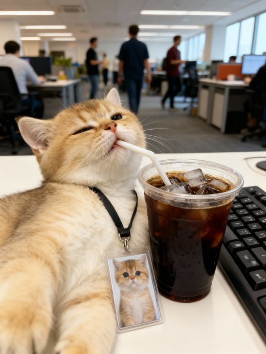 职场可乐小猫咪