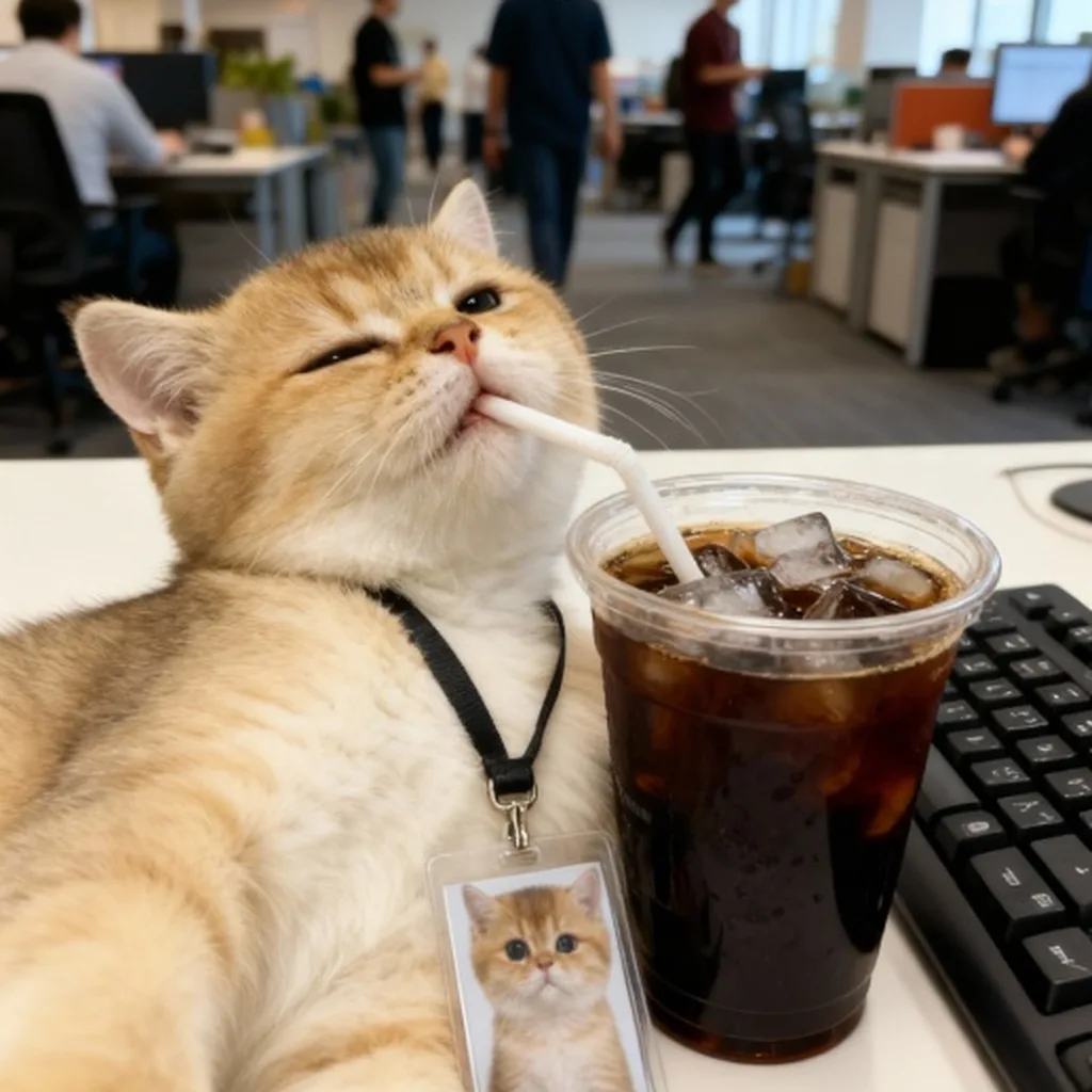 职场可乐小猫咪