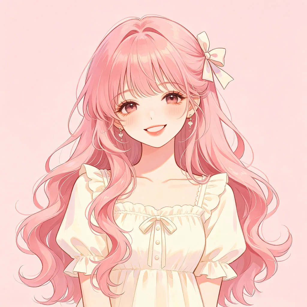 甜系女生卡通头像